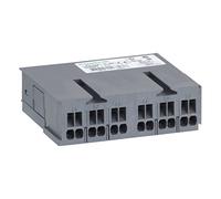 Schneider Electric LAD322 TeSys Seccionador Portafusible Repartidor de Potencia para 2 Arranques, 63A