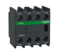 Schneider Electric LADN22 TeSys D, Bloque de contactos aux, 2 NO + 2 NC, conexión por tornillo