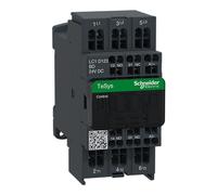 Schneider Electric LC1D123BD TeSys D, Contactor, 3P AC-3, <=440 V 12 A, bobina 24 V CD, Antip- resorte