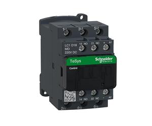 Schneider Electric LC1D18MD TeSys D, Contactor, 3P AC-3, <=440 V 18 A, bobina 220 VCD, Antip