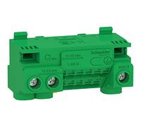 Schneider Electric LGYT1E14 - Bloque de terminales de tierra 63 A + puente - Auto 11 x 1,5 a 4 ² - Tornillos 3 x 6 ² a 25 ²