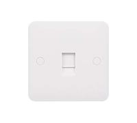 Schneider Electric Lisse - Enchufe de datos único (CAT5E RJ45 GGBL7071C5S, color blanco