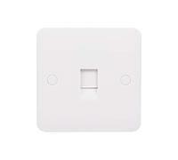 Schneider Electric Lisse - Enchufe para teléfono RJ11, GGBL7051S, color blanco