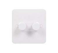 Schneider Electric Lisse - Regulador de intensidad (2 interruptores, 250 W, 250 VA), color blanco