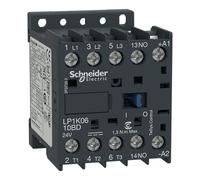 Schneider Electric LP1K0910BD TeSys K Minicontactor 3P AC-3, 440 V 9 A, Bobina 24 V CD