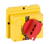 Schneider Electric LV429339 Mando Rotativo Directo, Bloqueable, Empuñadura Roja