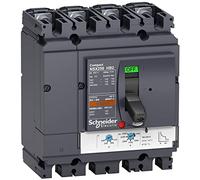 Schneider Electric LV433227 NSX100HB2 Interruptor Automático Compact, TMD, 80A, 4 Polos 4R, 161mm x 140mm x 86mm