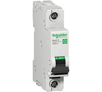 Schneider Electric M9F22102 Multi 9 C60SP Interruptor Automático en Miniatura, 1P, 2A, C Curve, 277V, 10kA, UL 1077, 81mm x 18mm x 72mm, Gris