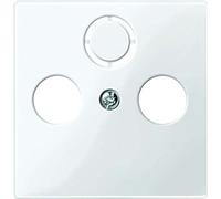 Busch-Jaeger Merten 296719 - Pieza central para antena (2 unidades, térmica), color blanco