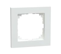 Schneider Electric Merten M-Pure Rahmen für Steckdosen und Schalter, 1-fach, aktivweiss, Artikelnummer MEG4010-3625, 1 Stück