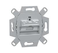 Schneider Electric Merten MEG4530-0000 - Enchufe para antena (8 quilates, 6 A, 1 RJ45, enchufe de antena)