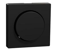 Schneider Electric Merten MEG5250-0403 - Placa Central con botón Giratorio, Color Negro Mate