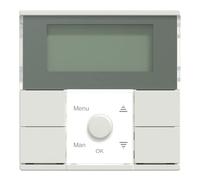 Schneider Electric Merten MEG5754-0319 - Temporizador Digital para Interiores (con Interruptor, Sistema M, Color Blanco Polar)