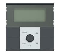 Schneider Electric Merten MEG5754-0414 - Temporizador Digital | Estándar con interruptor, empotrado, interior, sistema M, antracita