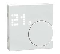 Schneider Electric Merten MEG5779-0325 Smart Home Connected - Módulo regulador de temperatura ambiente, empotrado, compatible con Alexa y Google Home, color blanco activo