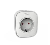 Schneider Electric Merten Wiser Smart Plug, compatible con Amazon Alexa y Google Assistant, Socket, control a través de la aplicación en Lite o Remote Smart Home WiFi, color blanco