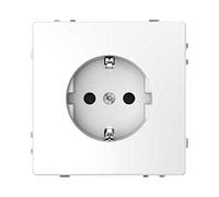 Schneider Electric MTN2300-6035 Toma Shuko Completa con Mecanismo 16A, Blanco Ártico, Serie D-Life para Instalación Empotrada