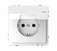 Schneider Electric MTN2314-6035 Toma Shuko Completa con Mecanismo 16A, Protección Ip44, Serie D-Life para Instalación Empotrada, Blanco Ártico