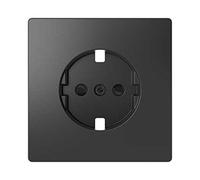 Schneider Electric MTN2330-6034 Tapa para Base Schuko 16A de La Gama D-Life Policarbonato Mate, Antracita para Instalación Empotrada con Fijación Conectable