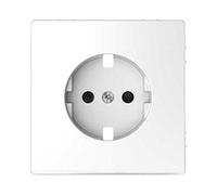 Schneider Electric MTN2330-6035 Tapa para Base Schuko 16A de La Gama D-Life Policarbonato Mate, Ártico para Instalación Empotrada con Fijación Conectable