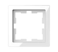 Schneider Electric MTN4010-6520 Marco de 1 Elemento de La Gama D-Life para Montaje Horizontal y Vertical, en Cristal, Ártico