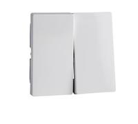 Schneider Electric MTN432525 Tecla Doble, Blanco Activo