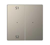 Schneider Electric MTN5226-6050 Tecla de Pulsación Doble para Regulación de Escenas de La Gama D-Life, Niquel