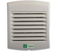 Schneider Electric NSYCVF38M230PF Ventilador Forzado ClimaSys, IP 54, 38 m3/h, 230 V, con Rejilla de Salida y Filtro G2, gris
