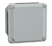 Schneider Electric NSYDBN88 Caja industrial de metal, cubierta ciega, Al85 x An85 x L49, IP55
