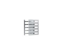 Schneider Electric NSYDLCR88 Chasis modular DLCR para armario acero Spacial mural, 88 módulos, Al600 x An400