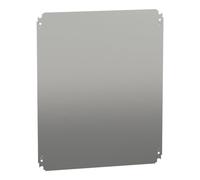 Schneider Electric NSYMM65 Placa de Montaje Ciega, Al 500 x An 600 mm en Chapa de Acero Galvanizado