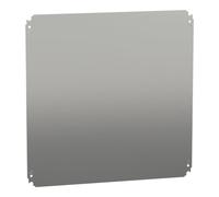 Schneider Electric NSYMM66 Placa de Montaje Ciega, Al 600 x An 600 mm en Chapa de Acero Galvanizado