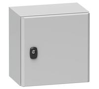 Schneider Electric NSYS3D3420P Armario Rack Bastidor de Pared Gris - Estantería (Bastidor de Pared, Gris, Acero galvanizado, Acero, IP66, 400 mm, 200 mm)