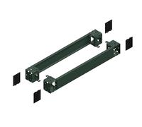 Schneider Electric NSYSPF8100 Zócalo 100mm Kit Frontal Gris Zócalo Acero Nuevo