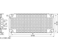 Schneider Electric NSYSTMP22100 Placa de Montaje Spacial SF/SM Perforada, 1.000 mm