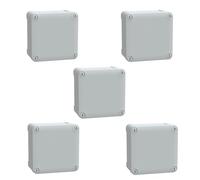 Schneider Electric NSYTBS11116 ABS Caja opaque Cubrir H20, IP66 IK08, Int.H105W105D55, Ext.H116W116D62, 116mm x 116mm x 62mm, Gris