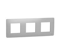 Schneider Electric NU200630 Marco 3 Elementos Studio Aluminio