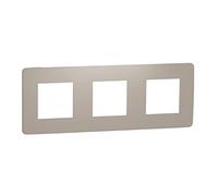Schneider Electric NU280626 Marco 3 Elementos Studio Vison, Blanco