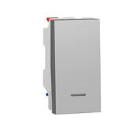 Schneider Electric NU310330S Conmutador 1 mod LED señalizaciónacion Aluminio