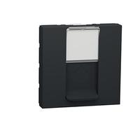 Schneider Electric NU341154 Toma Rj45 Cat.5E Utp 2 Módulos, Antracita