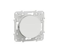 Schneider Electric - Odace, Interruptor o Va y Viente Luminoso 230V Blanco - S520263