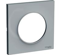 Schneider Electric Odace Styl S520702A1 - Placa embellecedora (1 plaza), color gris