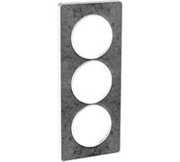 Schneider Electric - Odace Touch - Placa de piedra (3 posiciones verticales, entre ejes, 57 mm, S520816U)