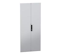 Schneider Electric PanelSeT SFN Kit Puerta Tipo de gabinete Puerta Doble Manija Bloqueable Incluida B. 769mm H. 1766mm Hoja de acero