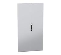 Schneider Electric PanelSeT SFN Kit Puerta Tipo de gabinete Puerta doble Manija bloqueable incluido B. 969 mm H. 1766mm Hoja de acero
