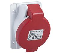 Schneider Electric PKF16F434 Clavija de Panel Angulada Pk Patrika Tornillo 16 A Ip44 380 V 3P+T 50-60 Hz
