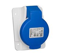 Schneider Electric PKF32F423 Clavija de panel angulada PK Patrika tornillo 32 A IP44 220 V 2P+T 50-60 Hz