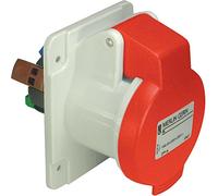 Schneider Electric PKY16G435 Clavija de panel recta PK Patrika conexión 16 A IP44 380 V 3P+N+T 50-60 Hz