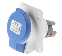 Schneider Electric PKY32F723 Toma panel en ángulo PK Pratika con conexión 32 A IP 67 220 V 2 polos T50-60 Hz