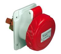 Schneider Electric PKY32G735 Clavija de panel recta PK Patrika conexión 32 A IP67 380 V 3P+N+T 50-60 Hz